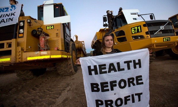 "Kârdan Önce Sağlık" Fotoğraf: Greenpeace