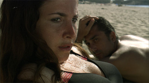 Nuri Bilge ile Ebru Ceylan'ın hem kamera arkası hem de kamera önünde birlikte çalıştıkları "İklimler" filminden bir sahne