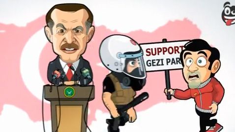 Misir Da Erdoganli Cizgi Film Misir I Birak Gezi Ye Bak Yesil Gazete