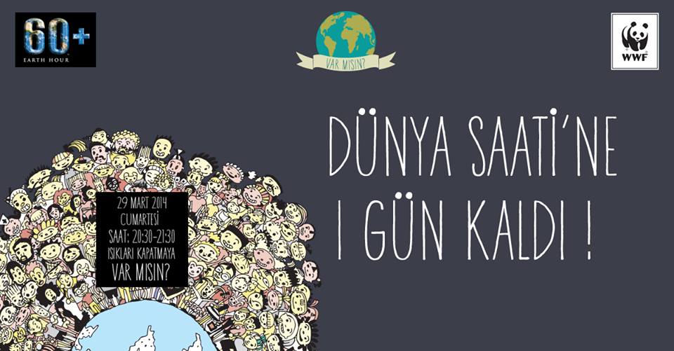 WWF Türkiye'nin dünya saati afişi