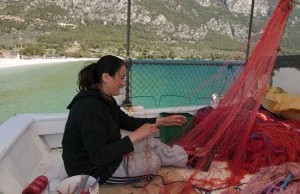 Fotoğraf: Huriye Göncüoğlu  Projenin sonraki aşaması denizden koparmadan kadınlar için yeni fırsatlar yaratmak