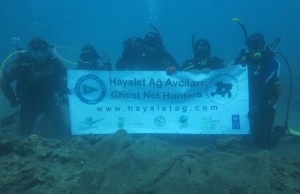 Fotoğraf: Yrd. Doç. Dr. Deniz Acarlı / GYK & AKD Hayalet Ağ Arşivi Saha çalışmaları sualtı çalışmaları ve dalış konusunda uzman bir ekip yürüttü