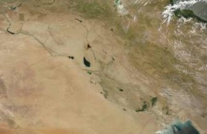 Fotoğraf: MODIS/NASA Fırat ve Dicle'nin uydu görüntüleri
