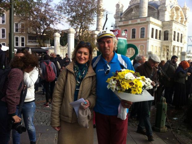 Nükleersiz Türkiye için Kürekle Karadeniz'in iki kahramanı: Pınar Demircan ve Hüseyin Ürkmez"