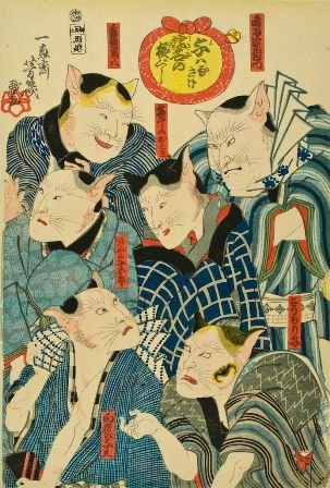 Utagawa Yoshiiku (1833–1904), “Otomi ve Yosaburō’nun Öyküsü”, 1860.