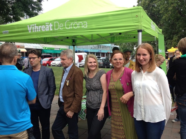 Fin Yeşilleri'nin bazı adayları kampanyada