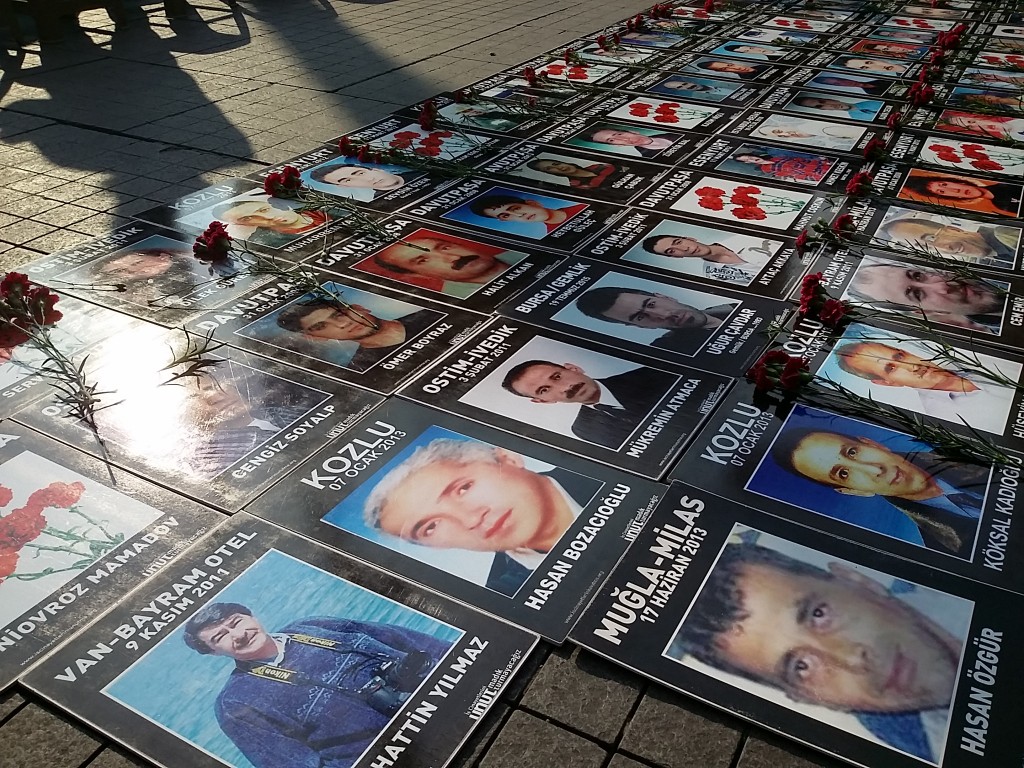 45. Kez adalet için Galatasaray Meydanı'nda
