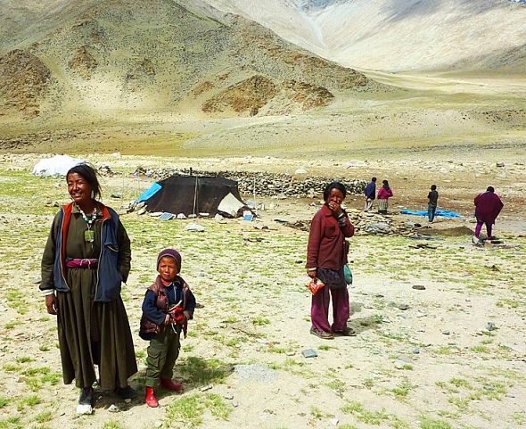 Göçebeler Changtang, Ladakh, 2010