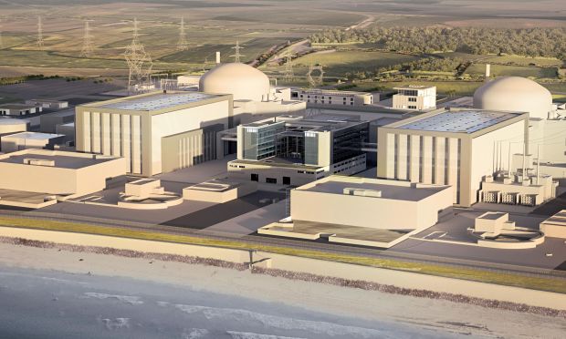 Hinkley Point C Nükleer Enerji Santralinin bilgisayarda üretilmiş görüntüsü - Guardian
