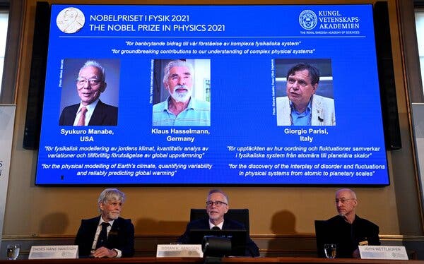 2021 Nobel Fizik Ödülü