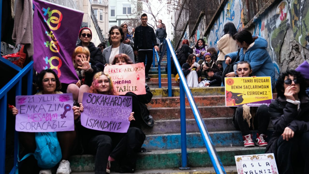 8 Mart, 21. Feminist Gece Yürüyüşü - Fotoğraf: Cansu Acar