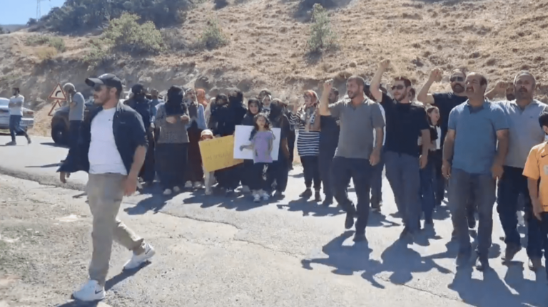 Anagold’un işten çıkardığı yurttaşlar maden sahası önünde eylemde