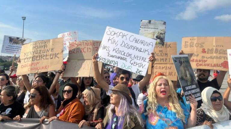 Binler, Yenikapı’da buluştu: Katliam Yasası’nı geri çekin!
