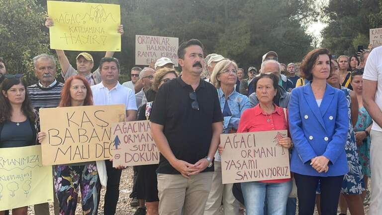 Kaş’ta Likya Yolu üzerinde, orman içine tesis ihalesine isyan: Akıl tutulması