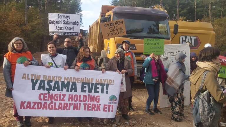 Kazdağları’nda büyük buluşma: ‘Katil Cengiz, Kazdağları’ndan defol’